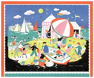 Wickham: Seaside Scene