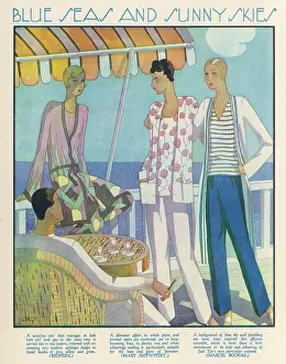 Rochas: SEASIDE SUITS, 1929
