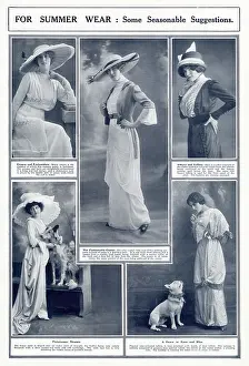 Satin: Seasonable Suggestions for Summer Wear 1912