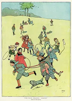 Hassall: The Four Seasons, Spring, by John Hassall