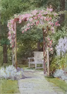 Bower: Seat Under a Rose Bower
