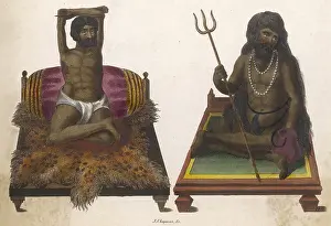 Ascetics: TWO SEATED ASCETICS