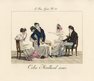 Gaiters: Seated blind man's buff