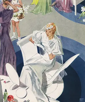 Nuptials: Seated Bride