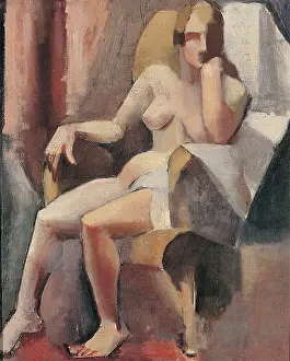 Mainie: Seated Female Nude