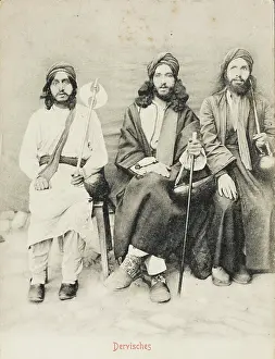Seekers: Seated Iranian Dervish Group
