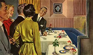 Maitre: Seated By Maitre d
