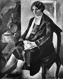 Subdued: Seated Woman
