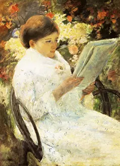 Cassatt: Seated Woman Reading, by Cassatt