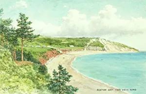 Seaton: Seaton Bay from Beer Road, Devon