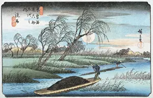 Moonlit: Seba: Autumn Moon, by Hiroshige