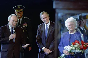 Outgoing: Sec. of Defense Dick Cheney and Gen. Colin ?