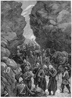 Cabul: Second Anglo-Afghan War (1878-1880): A block in