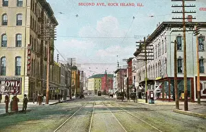 Streetscapes: Second Avenue, Rock Island, Illinois