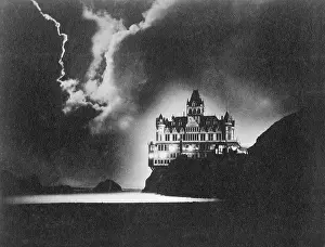 Gingerbread: The second Cliff House, San Francisco - stormy sky