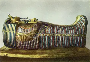 Sarcophagus: Second coffin of Tutankhamun