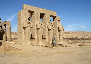 Osiride: Second courtyard, Ramesseum, Theban Necropolis