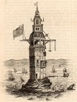 Gale: Second Eddystone lighthouse built on the Stone