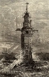 Gale: Second Eddystone lighthouse built on the Stone