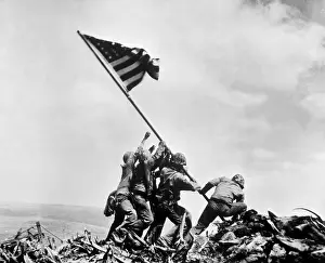 Domain: The second flag raising on Iwo Jima on Feb. 23