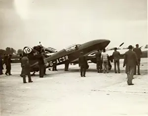 Dh88: The second de Havilland DH88 Comet G-ACSR ready for flight