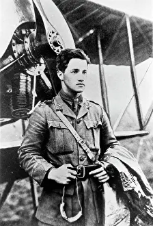 Caudron: Second Lieutenant Albert Ball with Caudron G III