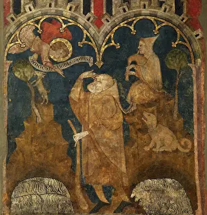 Annunciation: Second Master of Olite (14th century). The Annunciation to t