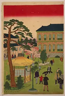 Ueno: Second national industrial exhibition at Ueno Park