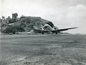 The second prototype Avro 748, G-ARAY, during a demonstratio