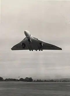 Vulcan: The second prototype Avro Vulcan VX777 during take-off