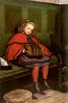 Raphaelite: My Second Sermon, by J E Millais