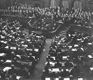 Bethmann: Second war meeting of the Reichstag, 1914