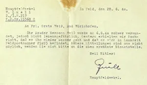 Quell: Second World War / WWII, Germany, army postal