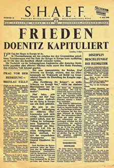 Shaef: Second World War, WWII, Germany, surrender, Allied