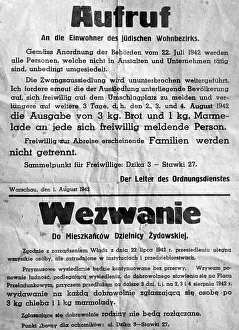 Proclamations: Second World War / WWII, Poland, German occupation
