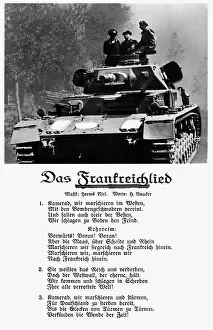 Niel: Second World War / WWII, propaganda, Das Frankreichlied