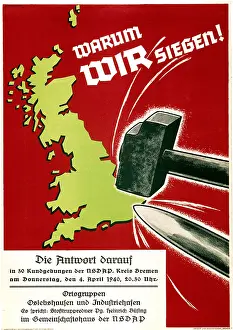 Warmongering: Second World War / WWII, propaganda, Germany