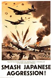 Moulmein: Second World War / WWII, propaganda, Great Britain