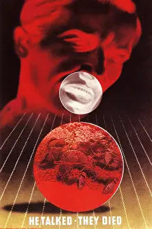 Carelessness: Second World War / WWII, propaganda, Great Britain