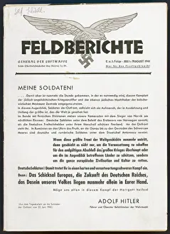 Excerpt: Second World War / WWII, propaganda, title page