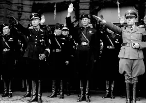 Delegations: Secondment of the PNF visiting the Nuremberg Rally, 1936