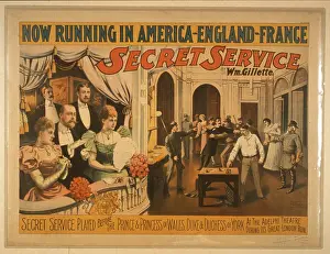 C1897: Secret service by Wm. Gillette