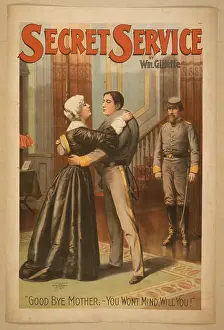 C1896: Secret service by Wm. Gillette