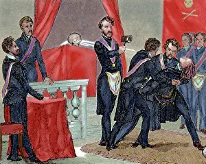 Initiation: Secret Societies (nineteenth century). Initiation ceremony o