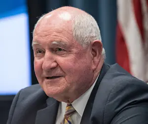 Political Parties: US Secretary of Agriculture Sonny Perdue hosts a