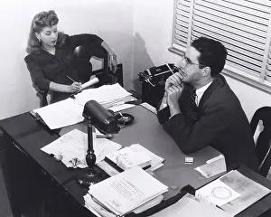 Businesswoman: Secretary and boss