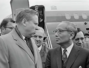 Sheremetyevo: UN Secretary General U Thant visits USSR
