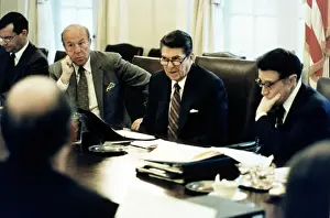 Weinberger: Secretary of State George Schultz, President ?
