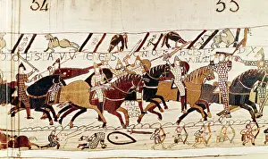 Anglo Saxons: Section of the Bayeaux Tapestry