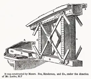 Blackwall: Section of the Blackwall Extension Railway Bridge